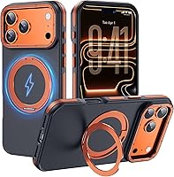 Vista 119 de Funda magnética para iPhone Air con protector de lente de cámara, protección grado militar de 10 pies, compatible con funda MagSafe Slim para iPhone