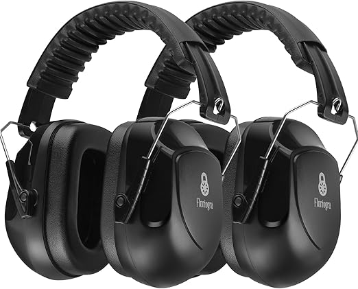 2 Pack 34dB Noise Canceling Headphones For Shooting, Hearing Protection Earmuffs, Ear Protection Headphones, Thickened Headband Ear Muffs For Noise Reduction For Shooting, Construction,Mowing