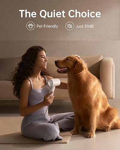 Miniatura 4 de Laifen Secador de pelo Swift, secador iónico de alta velocidad con motor sin escobillas de 110, 000 RPM para secado rápido, bajo ruido, secador de