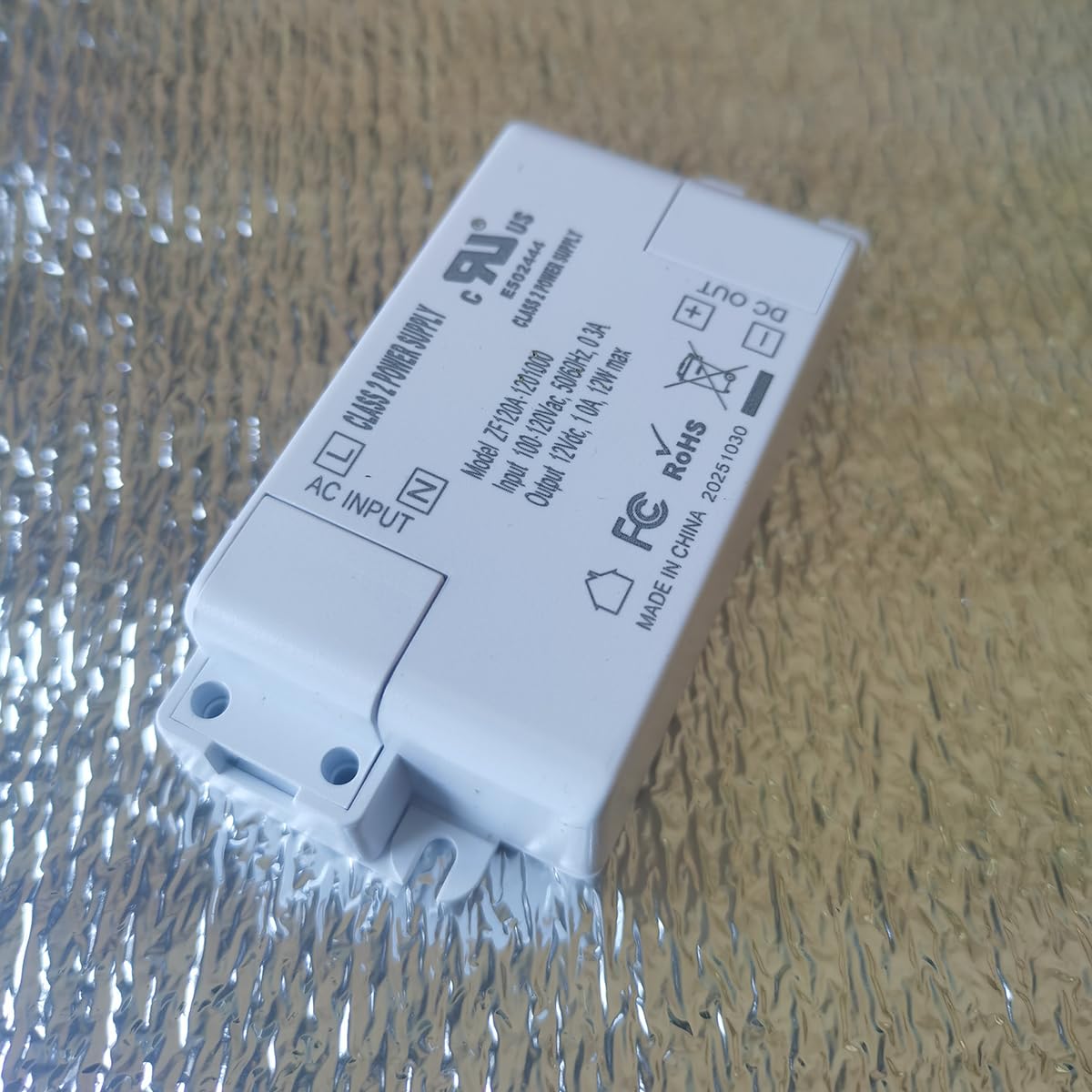 TOP CHARGEUR * Adattatore di alimentazione, caricatore 12 V per sostituzione ITE ZF120A-1205000