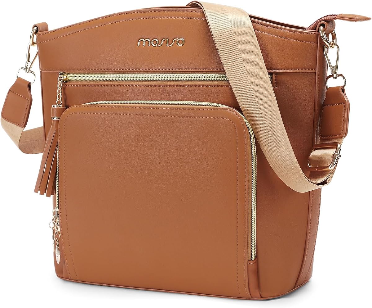 Crossbody Bag, Purses for Women Crossbody | Multi Pockets Handbag Shoulder Bag with Card Holder Wallet & Tassel