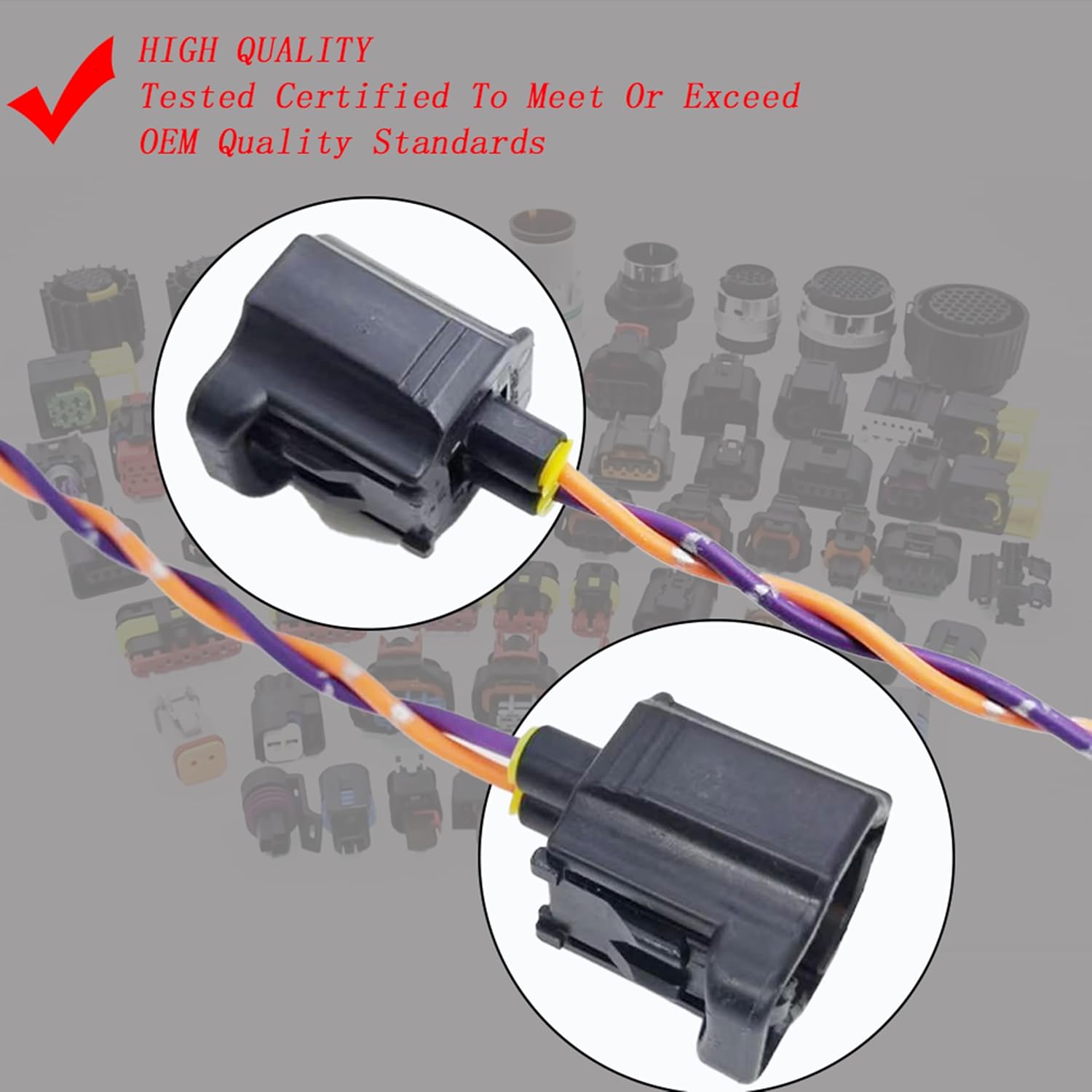 EGR Vacuum Solenoid Valve Harness Connector Plug Vs63 97-08 Replacement for Ford Contour F-150 E150 E250 E350 Escape Expedition Explorer Taurus Lincoln Blackwood Navigator Mercury Cougar F57Z9J459C