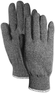 MAGID G14181KWOE Men's High-Density Knit Cotton/Polyester Safety Work Gloves, Grey, 12 Pairs - Durable Protection