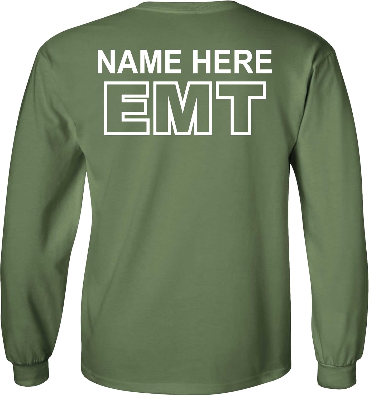 FAIR GAME Custom Emergency Medical Technician EMT Long Sleeve Shirt Personalized