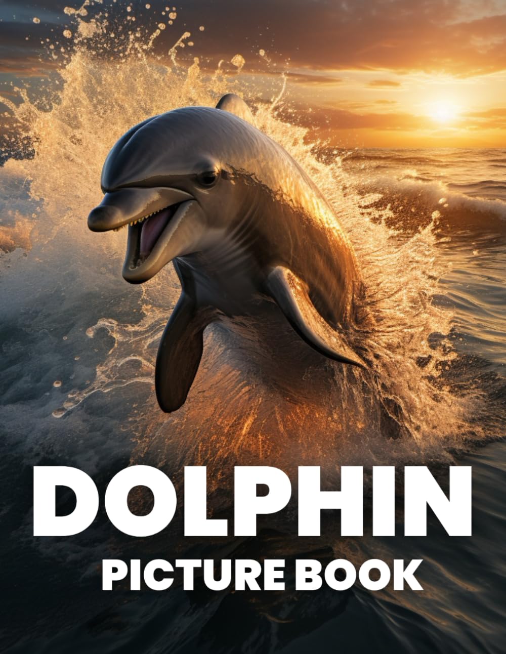 Dolphin Picture Book: 100 Breathtaking Images of Dolphins in Their Ocean Habitat