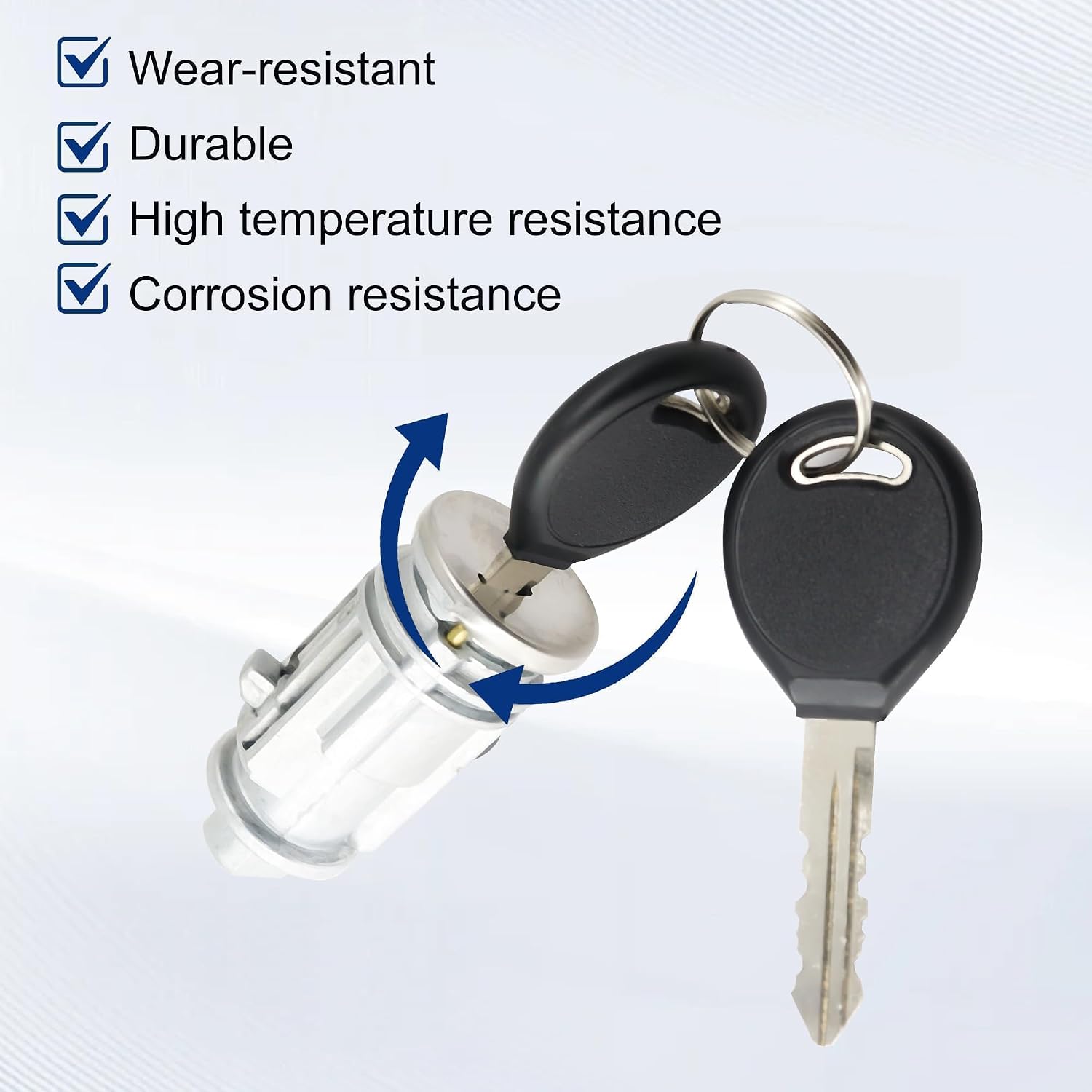 5018702AA Ignition Lock Cylinder Switch with Keys Fits for Dodge Ram 1500/2500/3500 for Durango for Dakota for Chrysler Aspen for Mitsubishi Raider 2001-2010 Replace 924-709 5018702AA