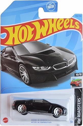 Hot Wheels BMW i8 Roadster, HW Roadsters 10/10 [Negro] 156/250