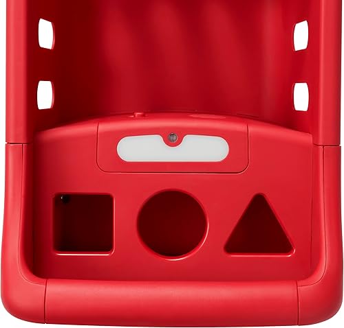 Miniatura 10 de Radio Flyer Escanea y clasifica el carrito de compras con luces y sonidos, andador de bebé con ruedas, carrito de compras rojo para niños a partir