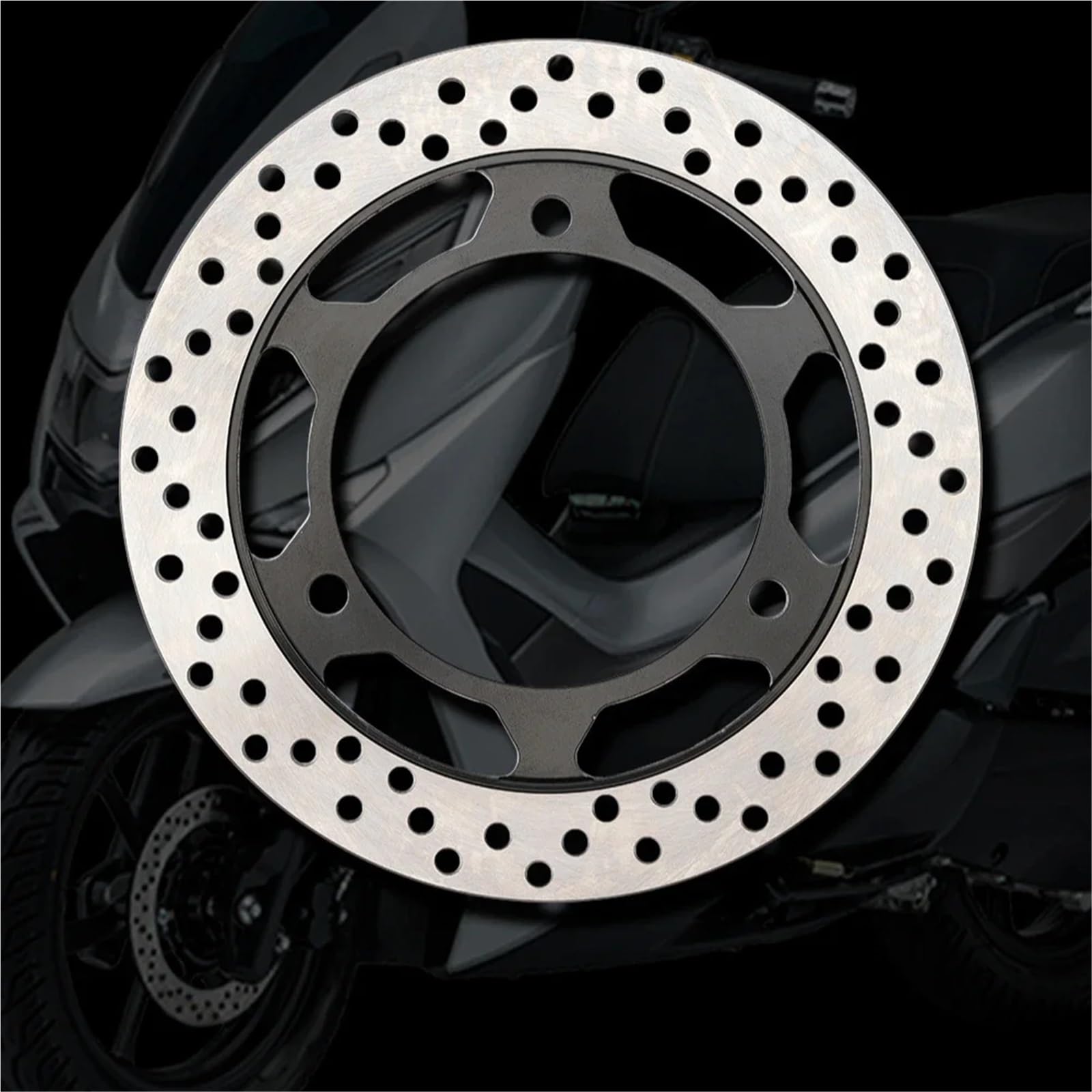 Parti Rotori Freno Moto Dischi freno anteriori e posteriori per moto a 3 fori da 230 mm adatti per HAOJUE UHR 150 UHR 125 HJ150T-28 2017-2024