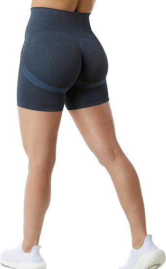 Scrunch Butt Shorts for Women High Waist Booty Lifting Workout Shorts Smile Contour Seamless Gym Shorts Tiktok Shorts