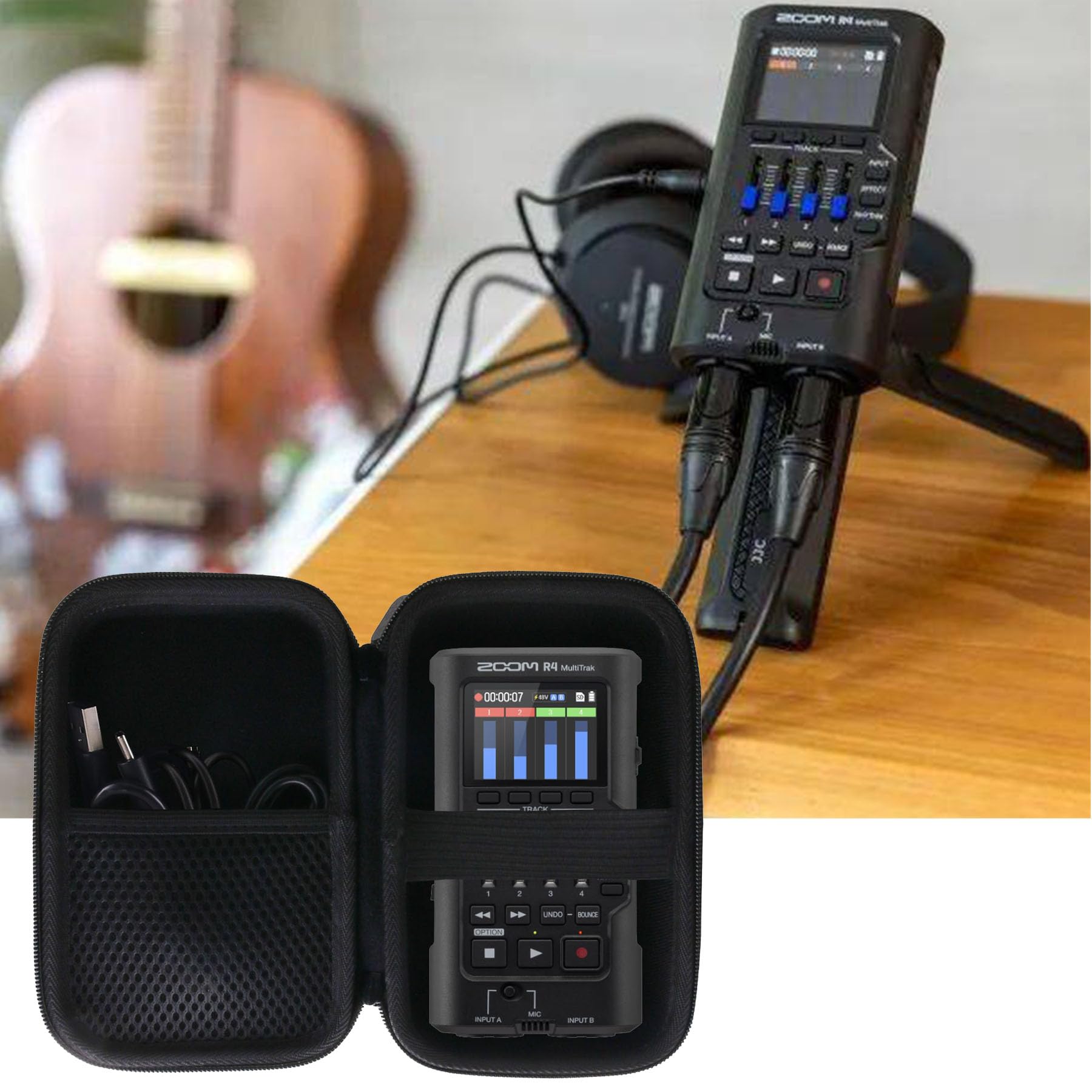 Amazon.com: WERJIA Hard Carrying Case Compatible with Zoom R4