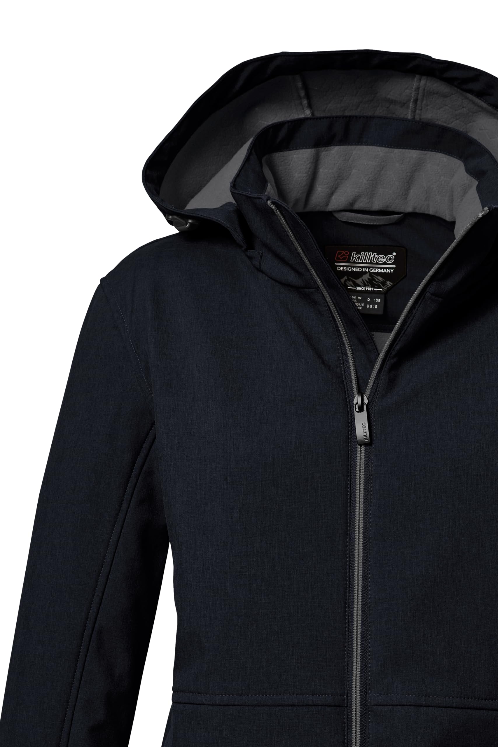 Killtec Kow 95 Wmn Sftshll Prk Parka softshell/chaqueta softshell con capucha con cremallera Mujer