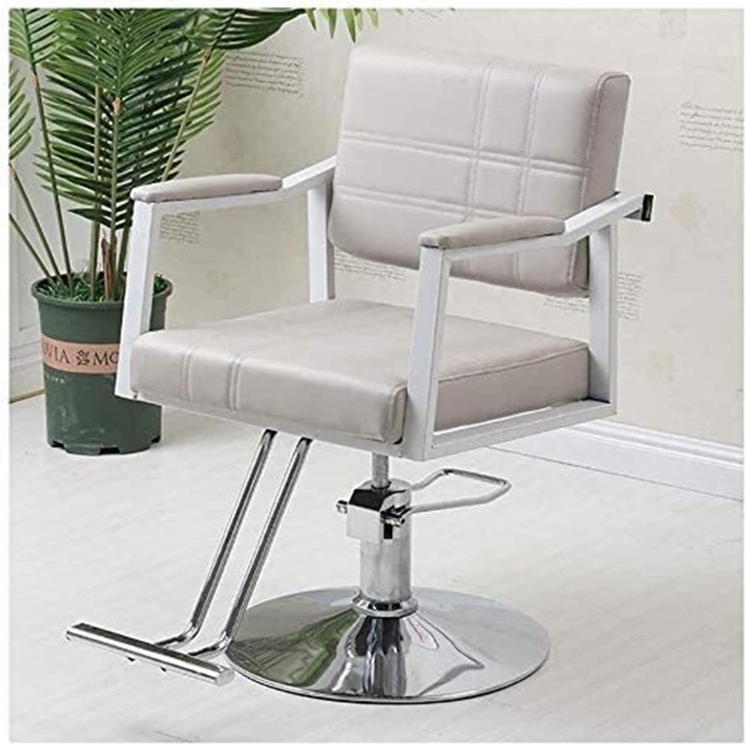 Hydraulic Barber Chair Salon Spa Chair Barber Chairs Heavy Duty Reclining Hydraulic Hair Styling Chair Hairdressing Lift Chair Salon Chairs (Color : Blue) (Dark Gray)