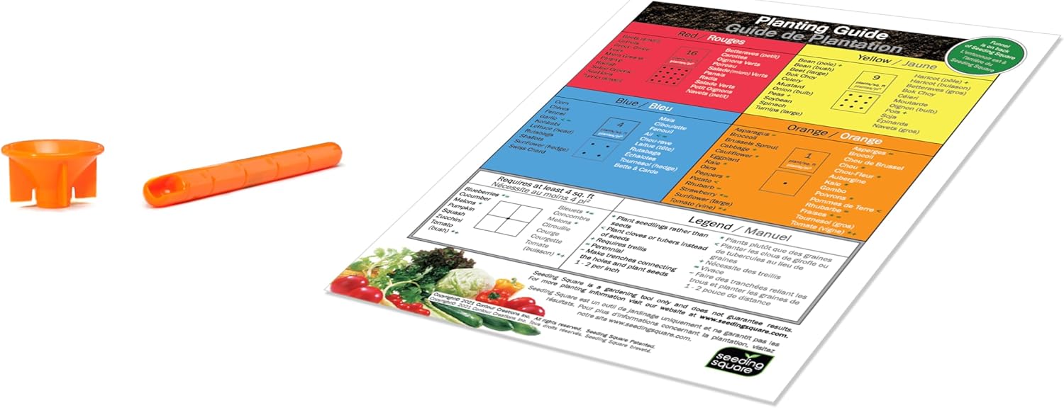 4 Pack Seeding Squares + Spare Parts Kit – Classroom Gardening Kit for Schools, Group Planting & Reusable Garden Systems