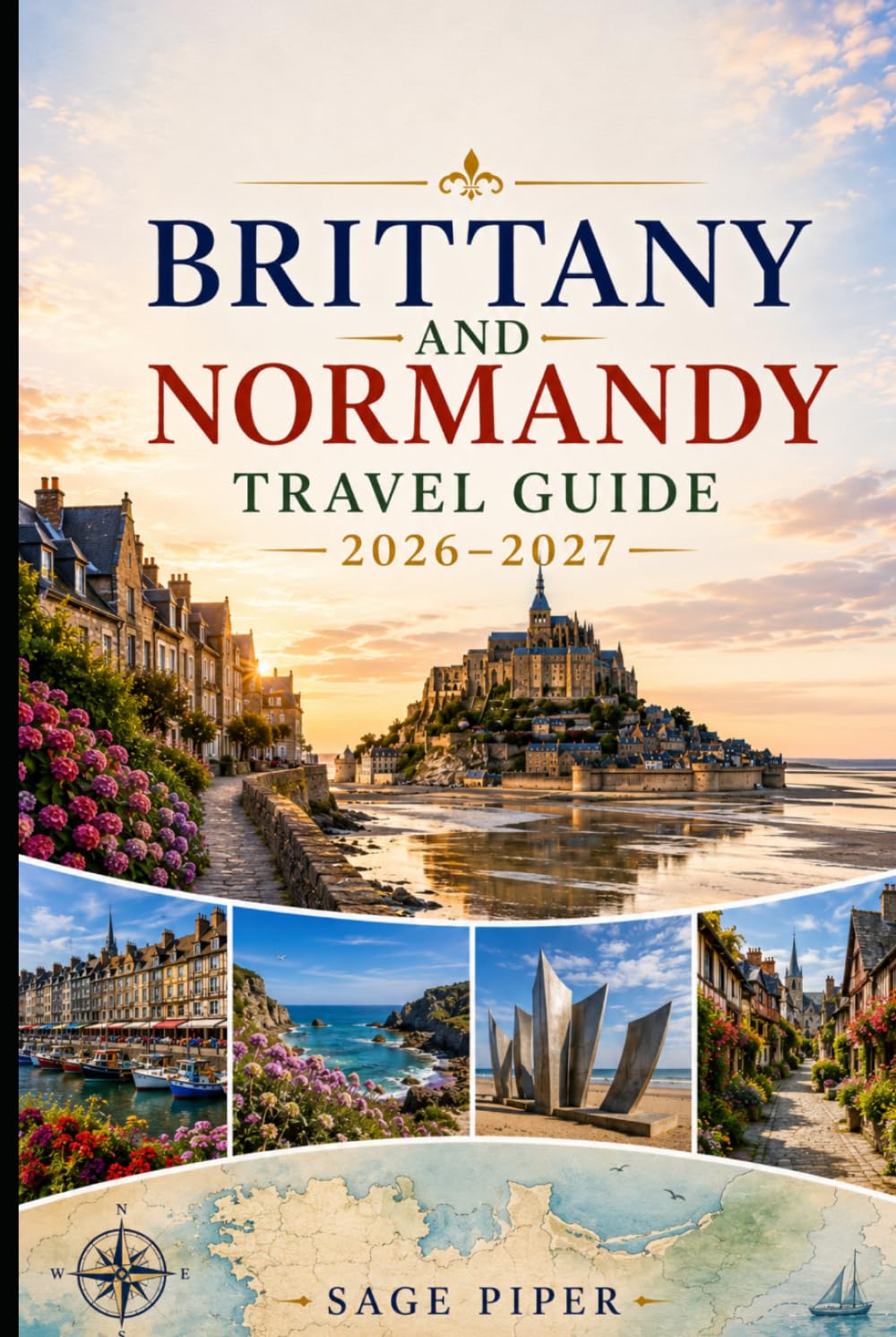 Brittany And Normandy Travel Guide 2026–2027: Explore Saint-Malo, Mont-Saint-Michel, Honfleur, Rouen, the D-Day beaches, coastal villages and ... couples, families, and solo travelers