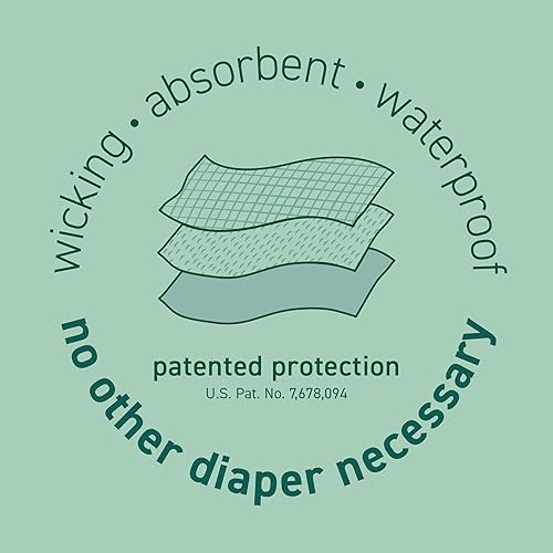 Miniatura 4 de green sprouts Pañal de natación absorbente reutilizable pull-up