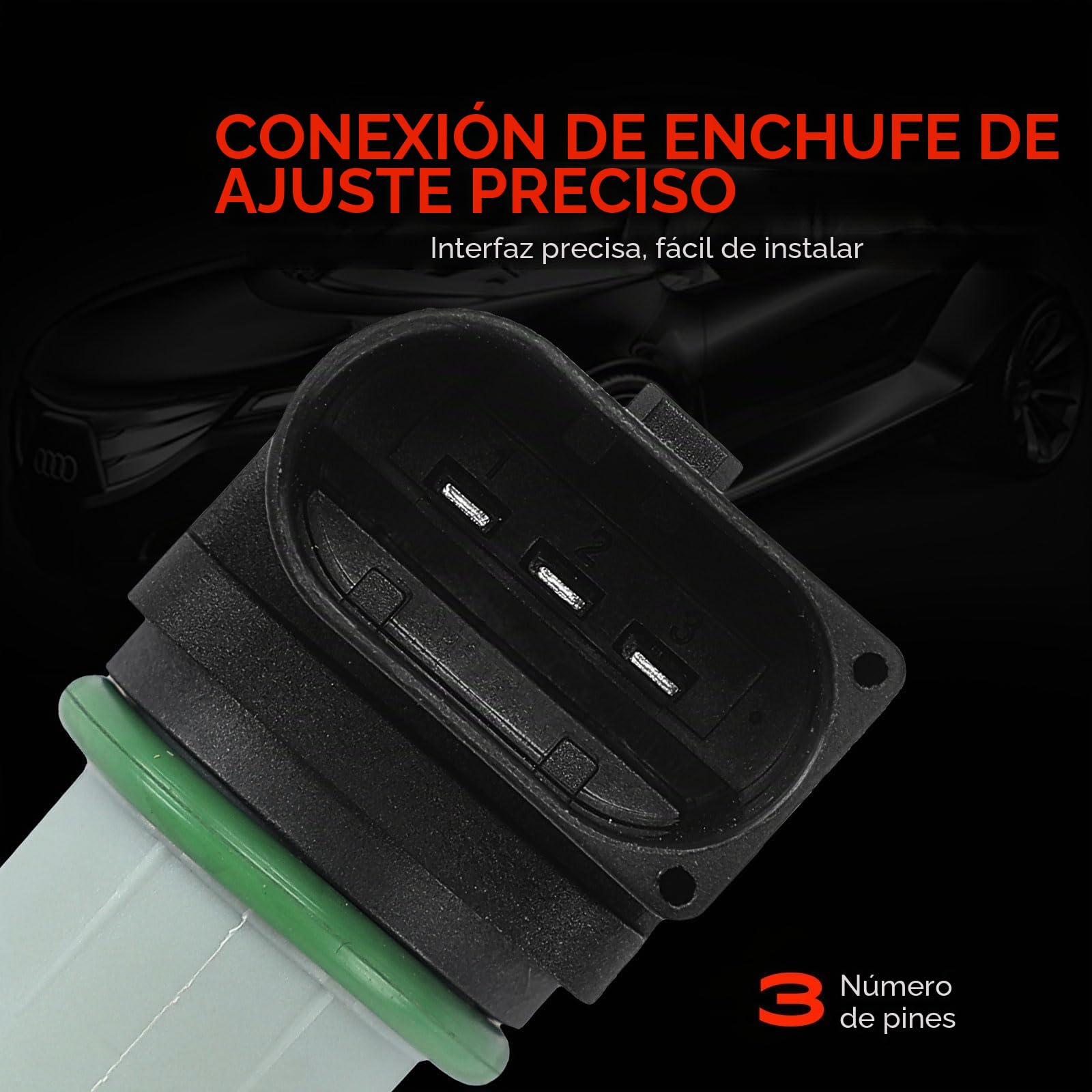 Frankberg Sensor del árbol de levas Sensor del cigüeñal 3-Polos Compatible con Serie 3 Touring E46 Serie 3 E46 X3 E83 Serie 5 Touring E39 X5 E53 Replace# 13627794646