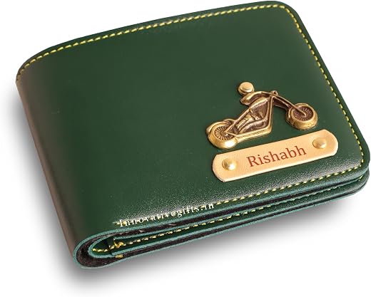 Innovative Gifts Best Personalized Gift for Men, Customized Wallet with Name &amp; Charm, Unique Wallet with a Personalized To...