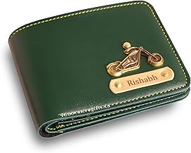 Innovative Gifts Best Personalized Gift for Men, Customized Wallet with Name & Charm, Unique Wallet with a Personalized Touch (Modern)