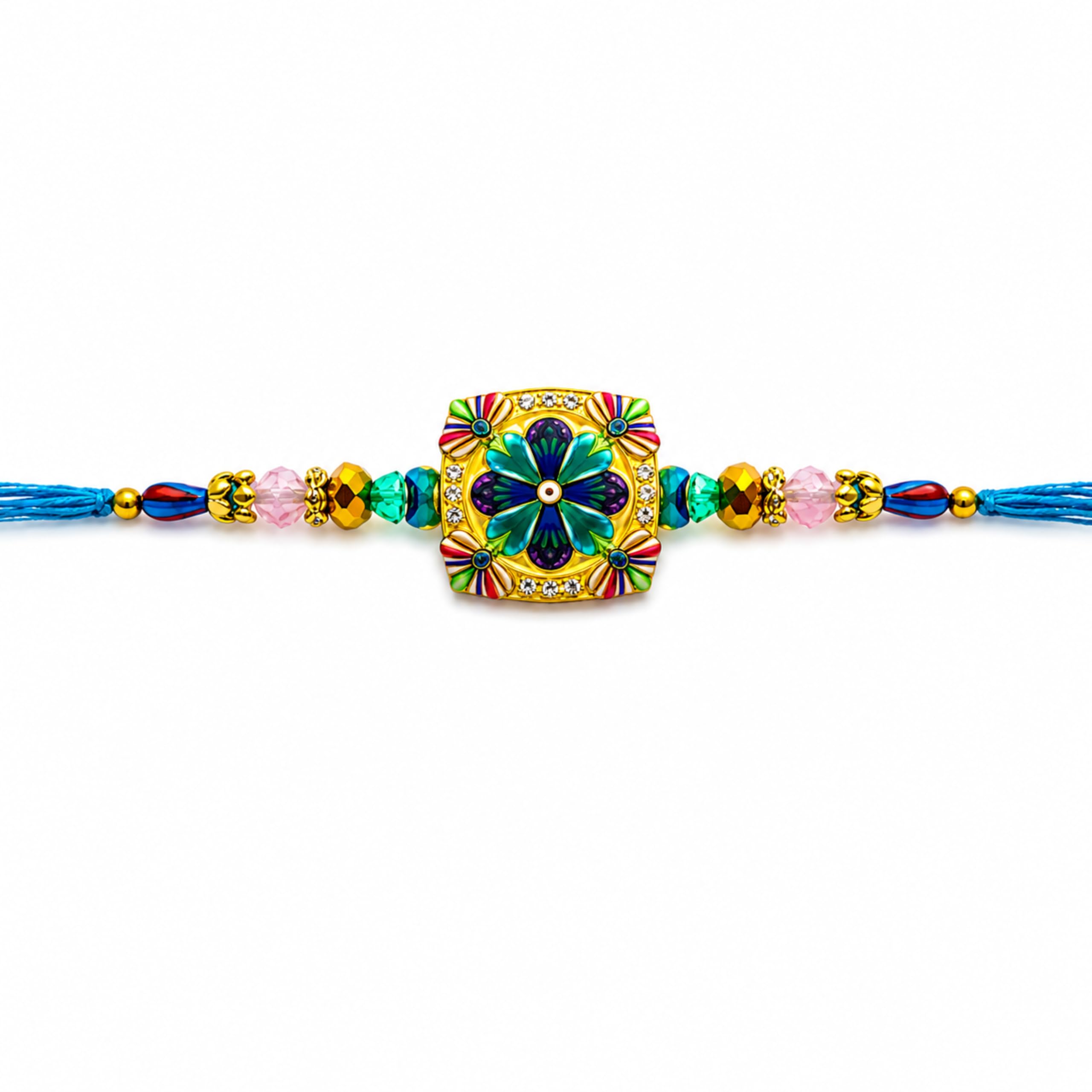 Shreeji Creations Navrang Pendant Rakhi
