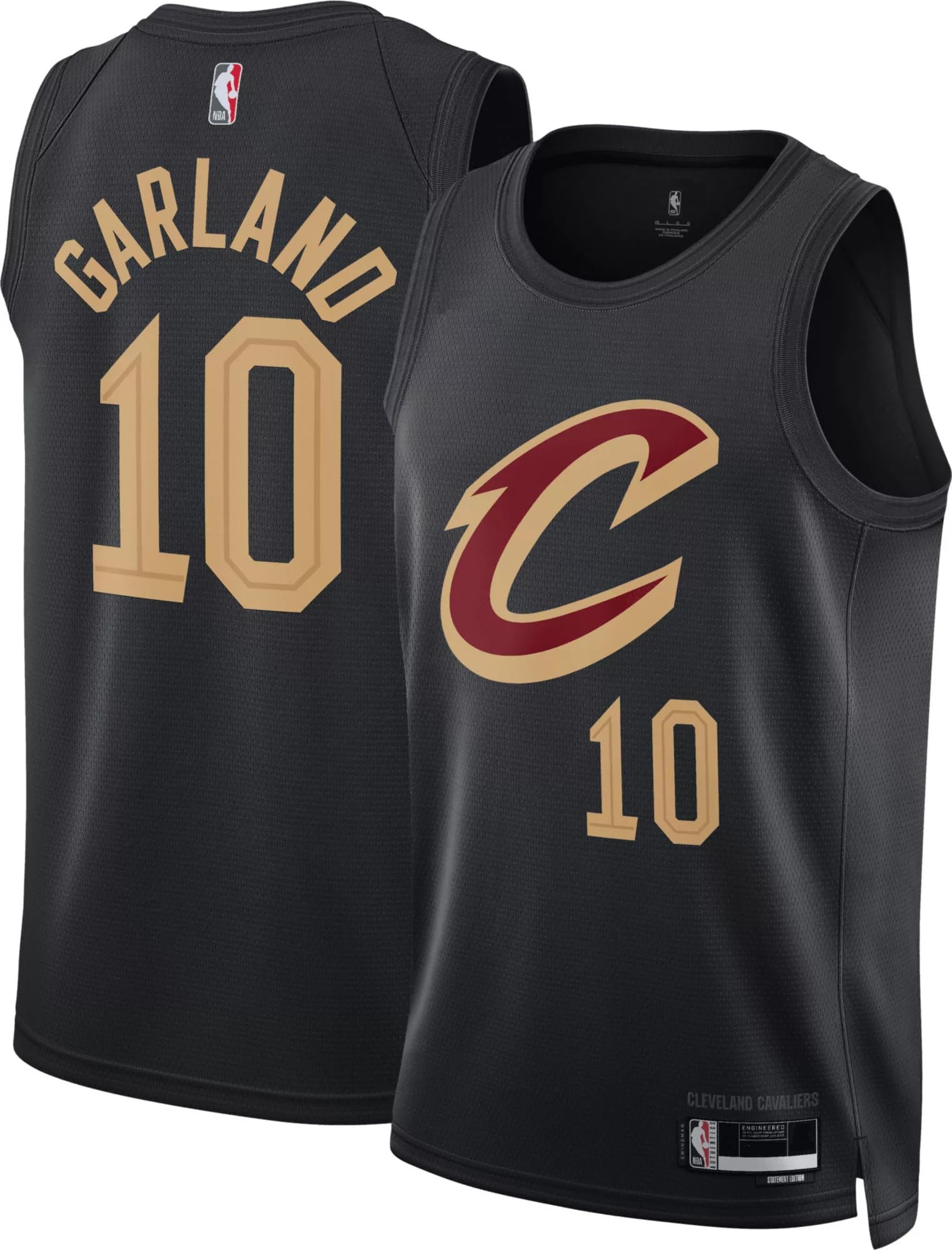 Darius Garland Cleveland Cavaliers NBA Kids Youth 8-20 Black Statement Edition Swingman Jersey