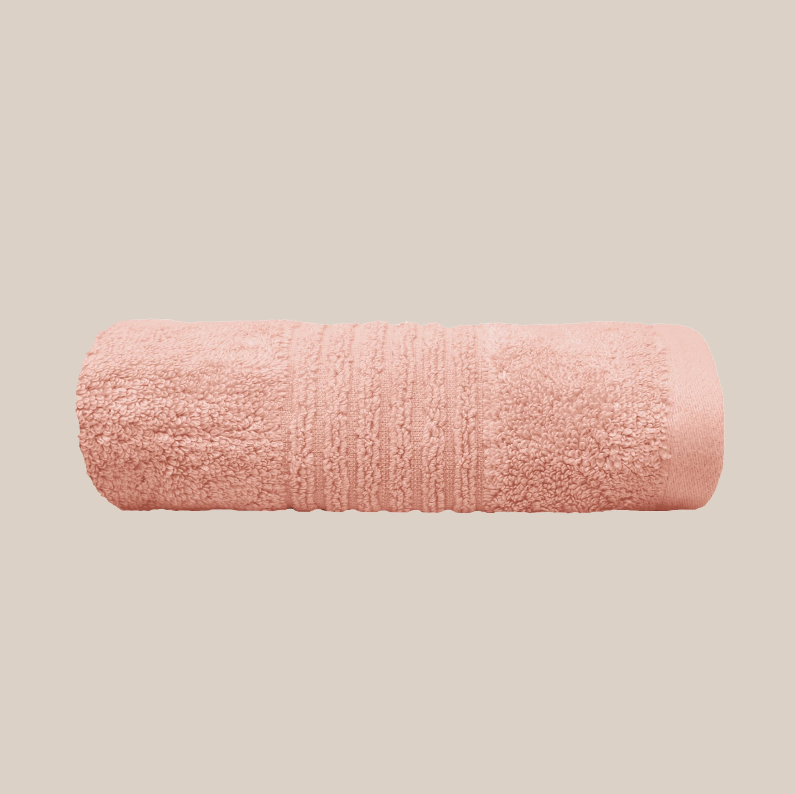 Misona Ultra Soft Bamboo Blush Bath Towel - Pink - New