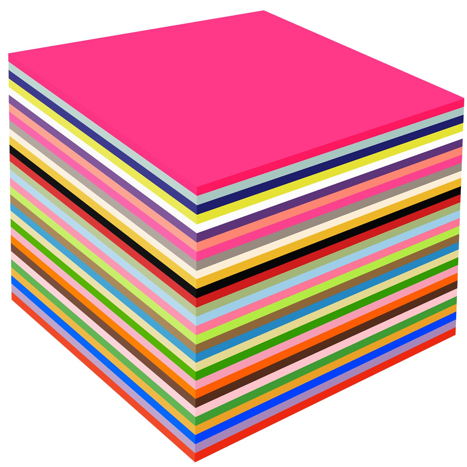 180 Feuilles Papier Origami Couleur 20x20cm Double Face - 20 Couleurs Vives 70g/m² Idéal Pour Créations DIY, École Et Projets Artistiques