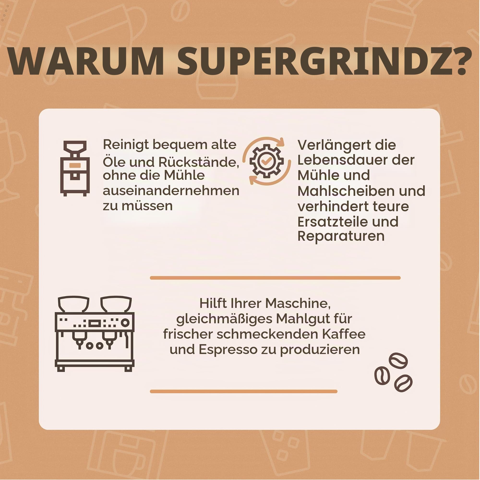 Urnex SuperGrindz Grinder Reinigungstabletten, 330 g