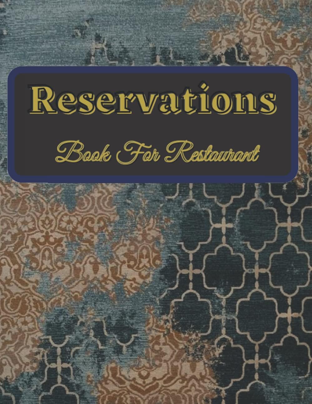 Reservation Book For Restaurant: Reservation book