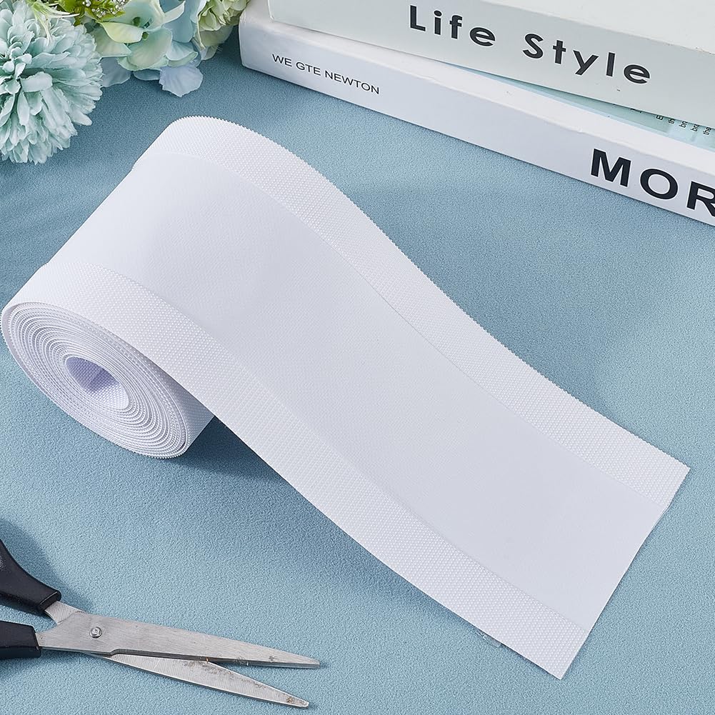 GORGECRAFT 3Ms x 10cm Carpet Cord Cover Floor Wire Protector Tape Nylon Polyester Cable Strip Management for Commercial Office Carpet Organized Protector Prevent a Trip Hazard White - Image 3