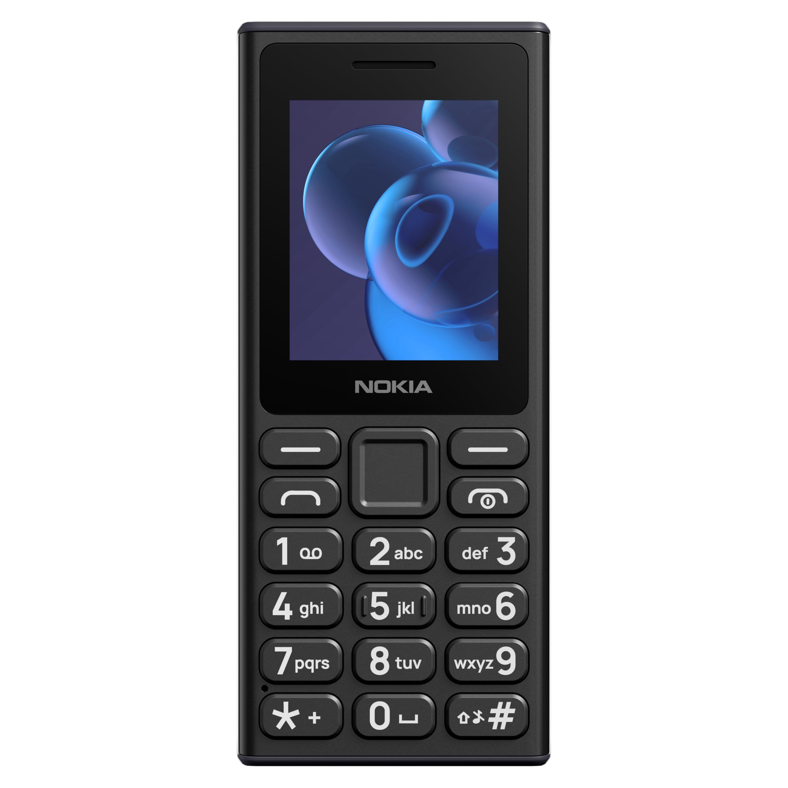 Nokia 105 2G Edition 2025 (Dual-SIM, 1,77" Display, 1000 mAh Akku, 32MB, 3.5mm Kopfhöreranschluss, FM Radio) Charcoal