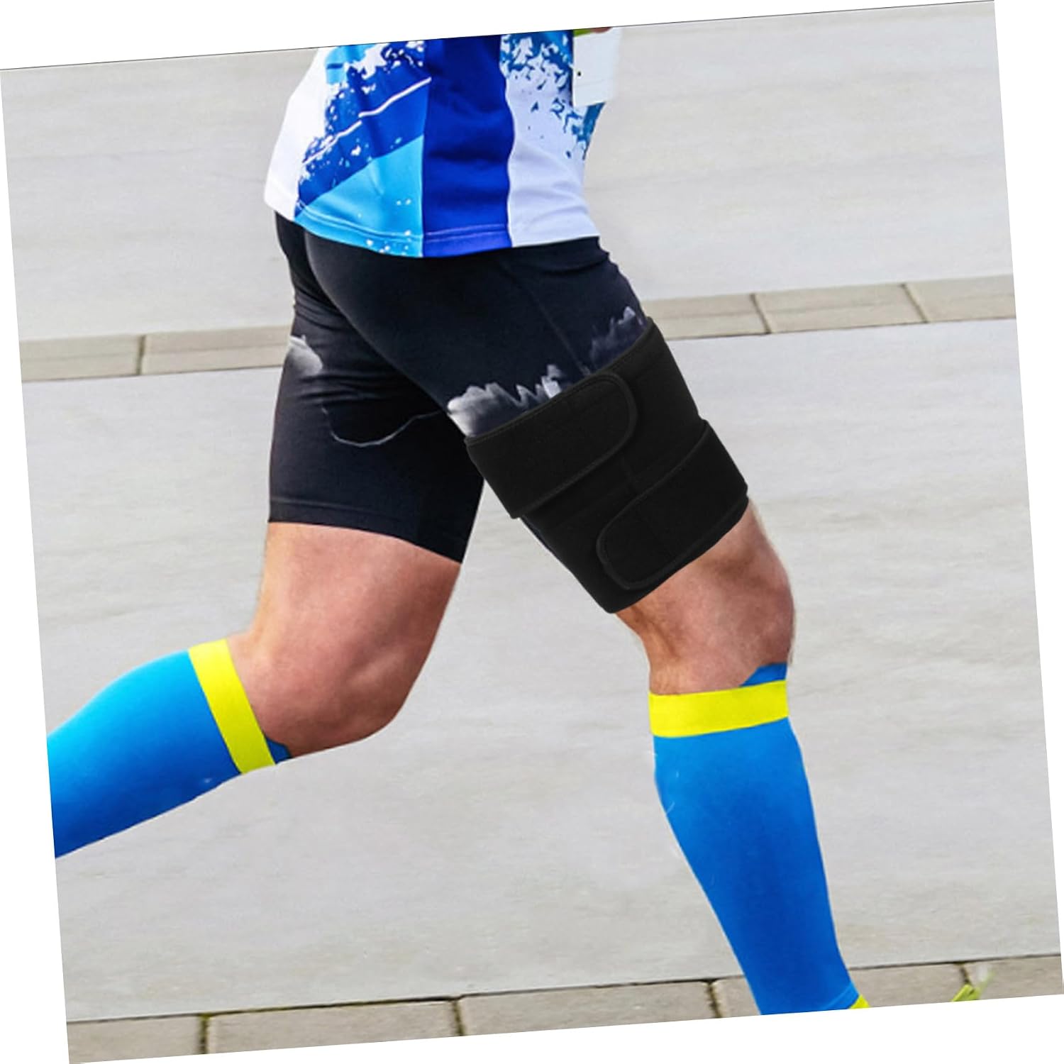 Thigh Protective Band Groin Strain Support Compression Sleeve for Thigh