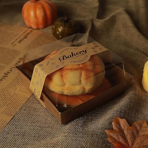 Miniatura 6 de Paquete de 50 cajas de charcutería con tapas transparentes y seguras y 50 calcomanías, recipientes desechables de 5.3 x 4.9 x 2.5 pulgadas con