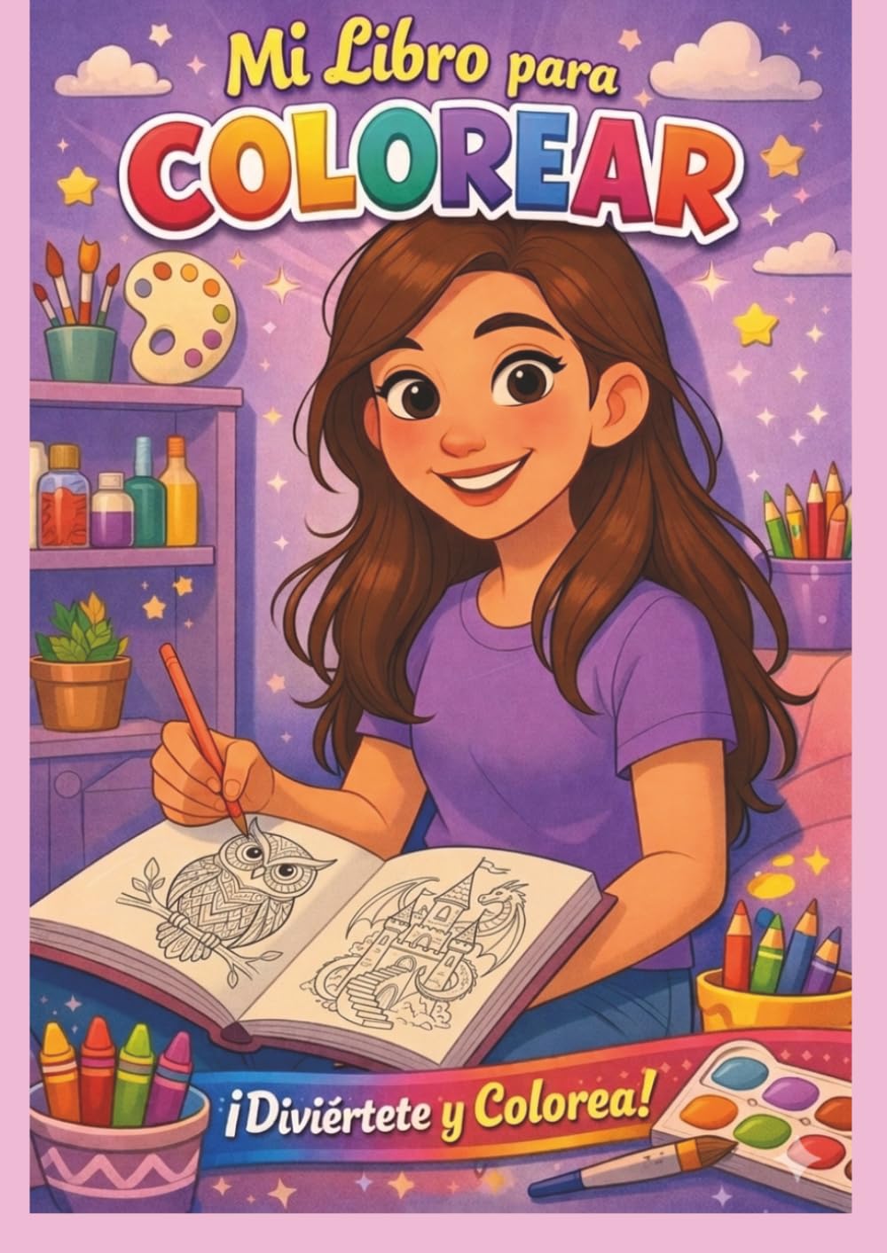Mi Libro para Colorear: Un mundo de imaginación