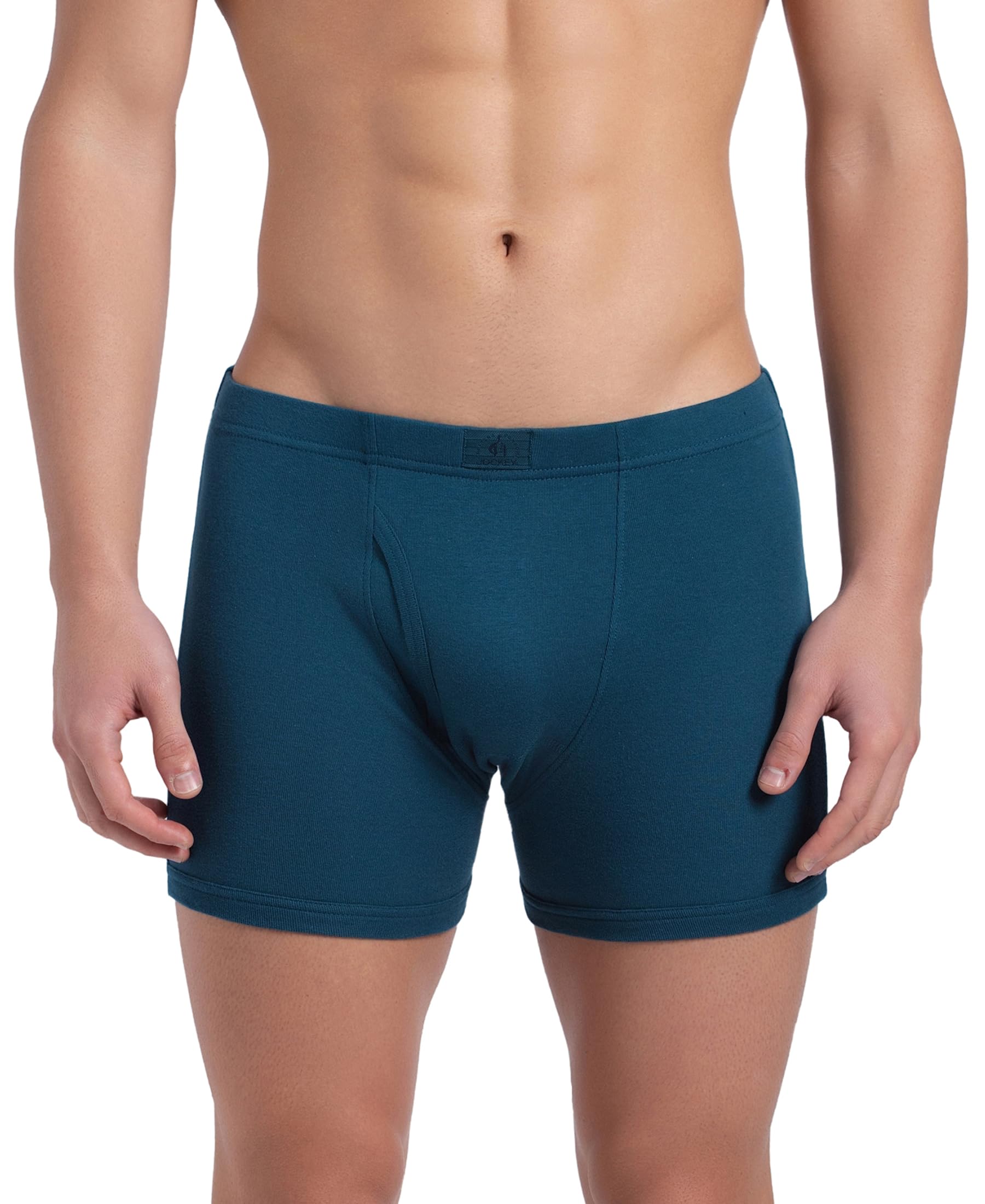 jockey 8008 Men's Super Combed Cotton Rib Solid Boxer Brief with Ultrasoft Concealed Waistband-picture-13