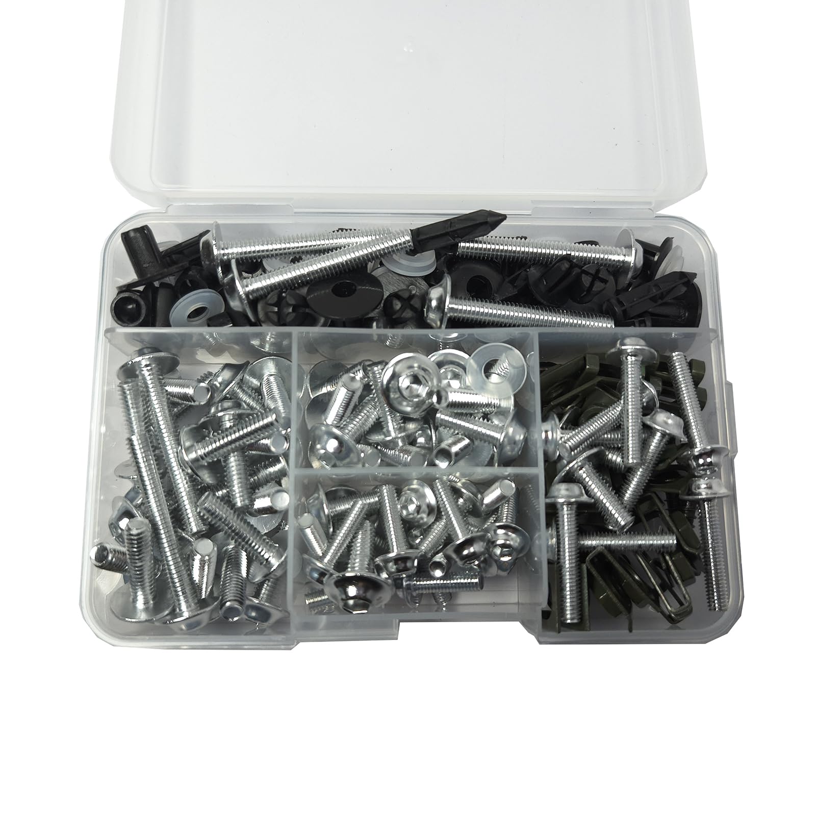 210pcs Motorcycle Fairing Bolts Kit for Sportbike Titanium