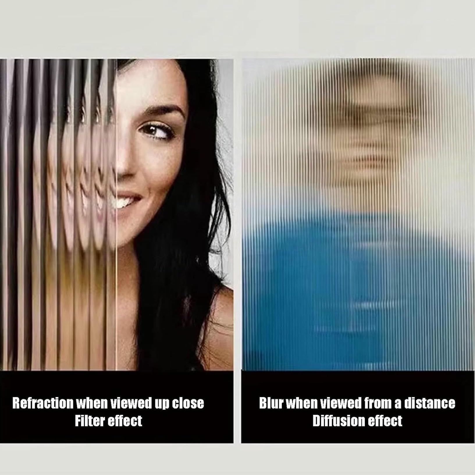 Protector de privacidad transparente para baños públicos y baños, fácil instalación, solución esencial de saneamiento