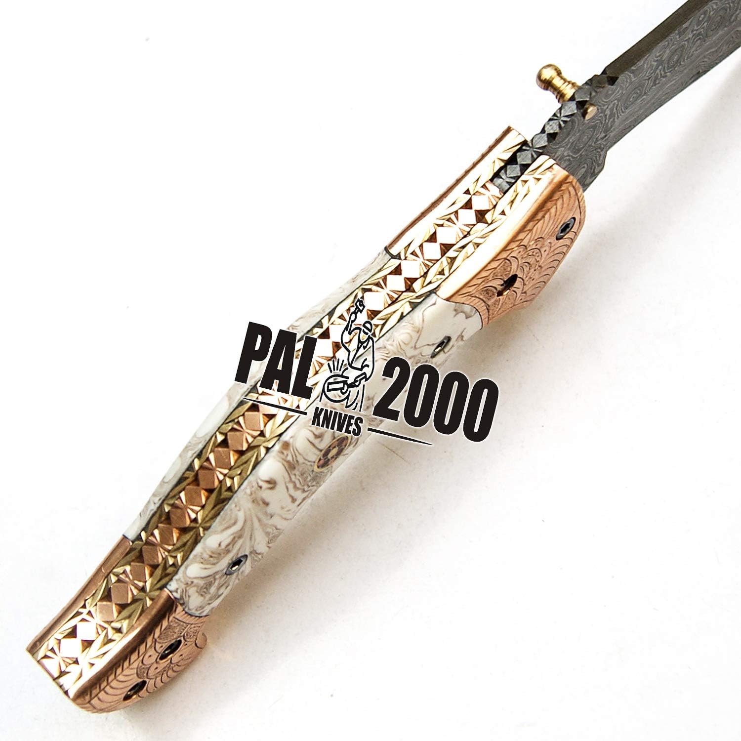 Gеt Dіѕсоunt 70% Prісе Handmade Folding knife - Real Damascus Pocket Knife For Men with Plastic Handle, Custom Pocket Knife for Camping, Fishing, Outdoor, and EDC, S-JP-J 9565