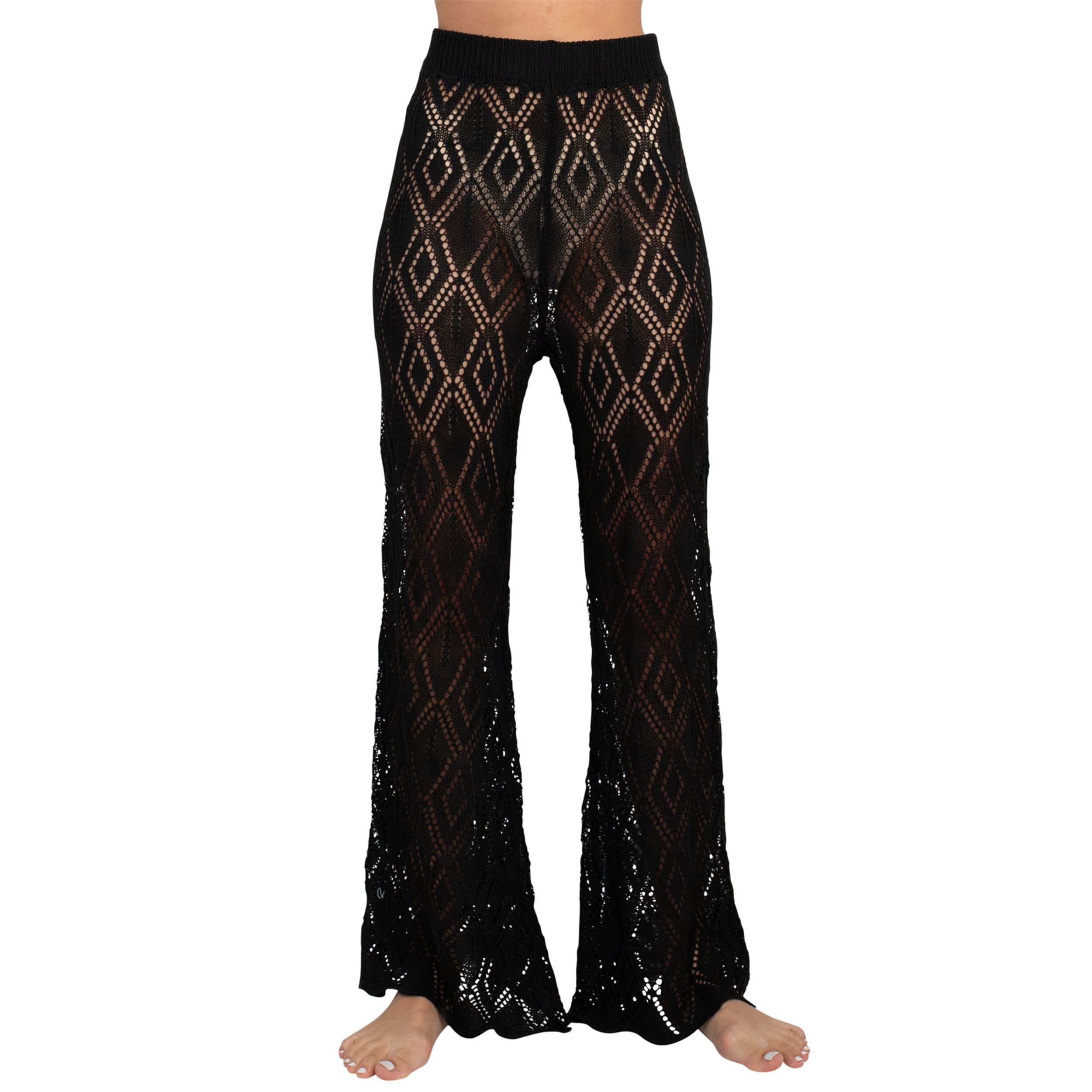Diamond Knit Beach Bellbottoms