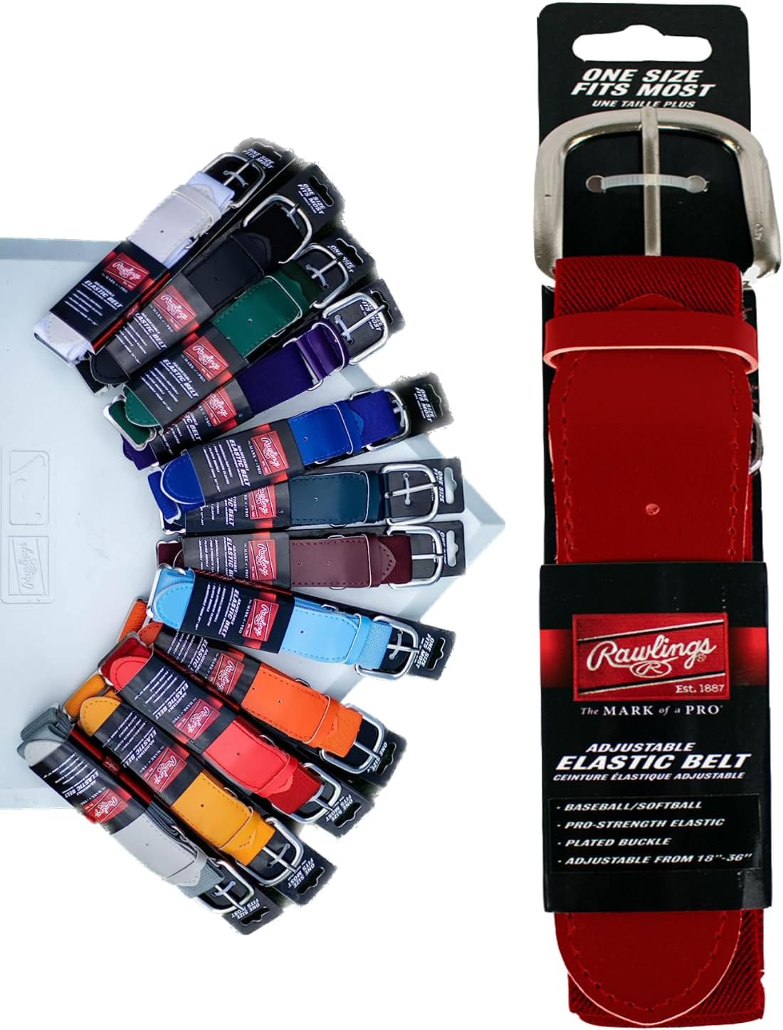 | Elastic Game Day Belt | Baseball/Softball | Adult/Youth | Multiple Colors