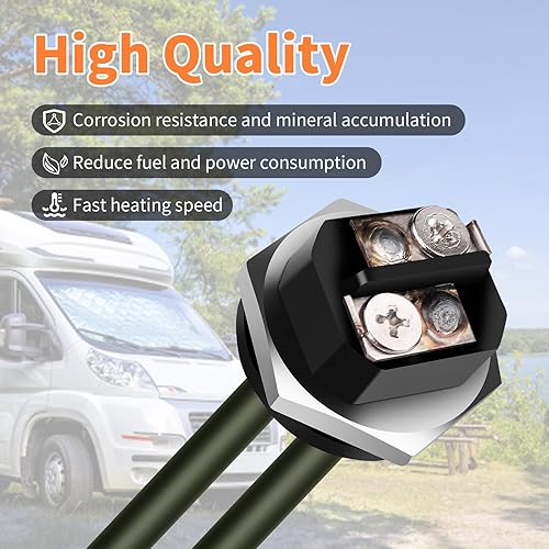 Miniatura 5 de 92249 1400W 110120V Atwood RV Elemento calentador de agua, adecuado para elementos calefactores de cámper, remolque de viaje