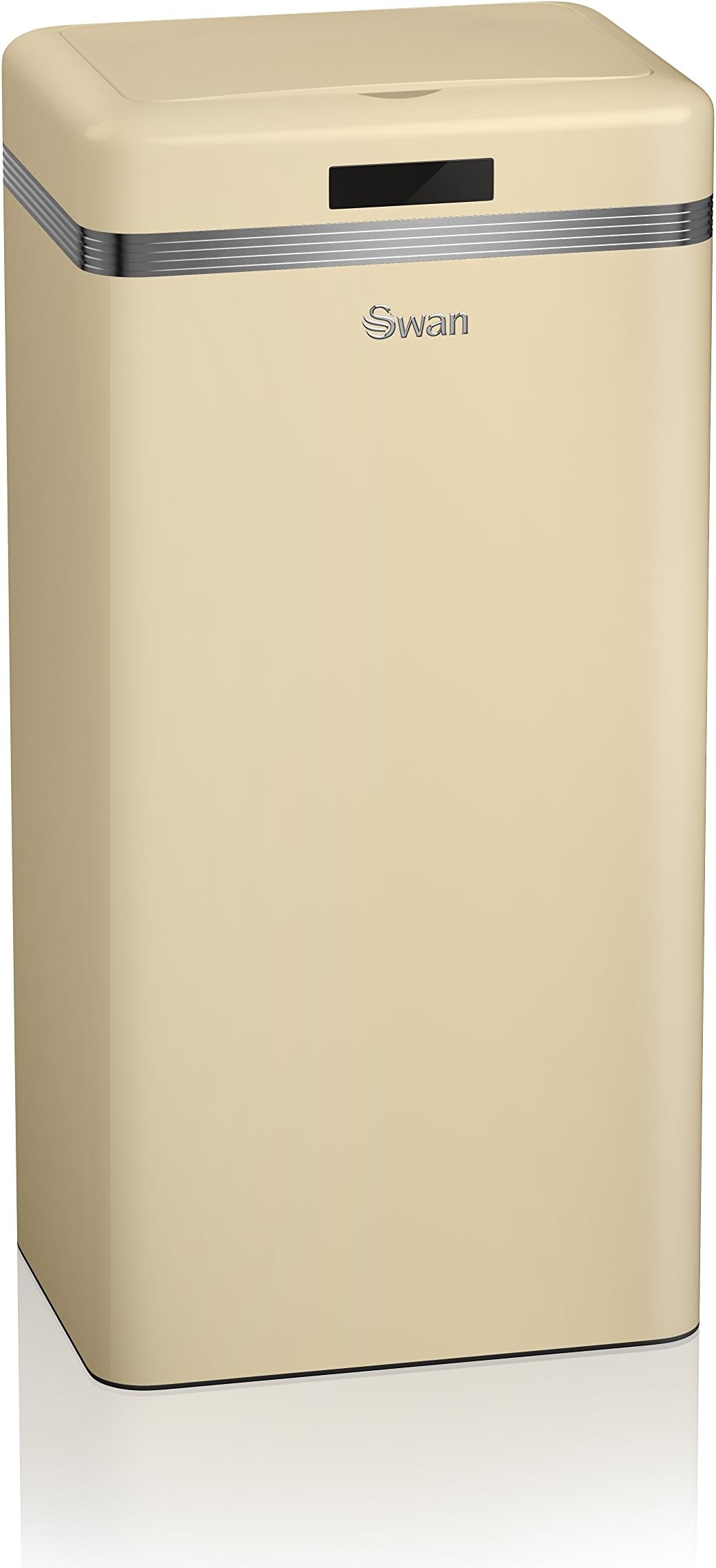 Swan Retro 45L Square Sensor Bin (Cream)
