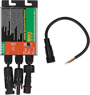 Grid Tie Micro Inversor MPPT Onda Senoidal Pura Solar Grade Tie Inverter AC230V Energia Alternativa Solar 92,50% Liga de Alumínio Sistema Solar (350 W)