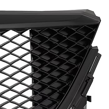 Cadillac グリル ブラック Amazon.com: POWECHOX Black Front Grill Compatible with
