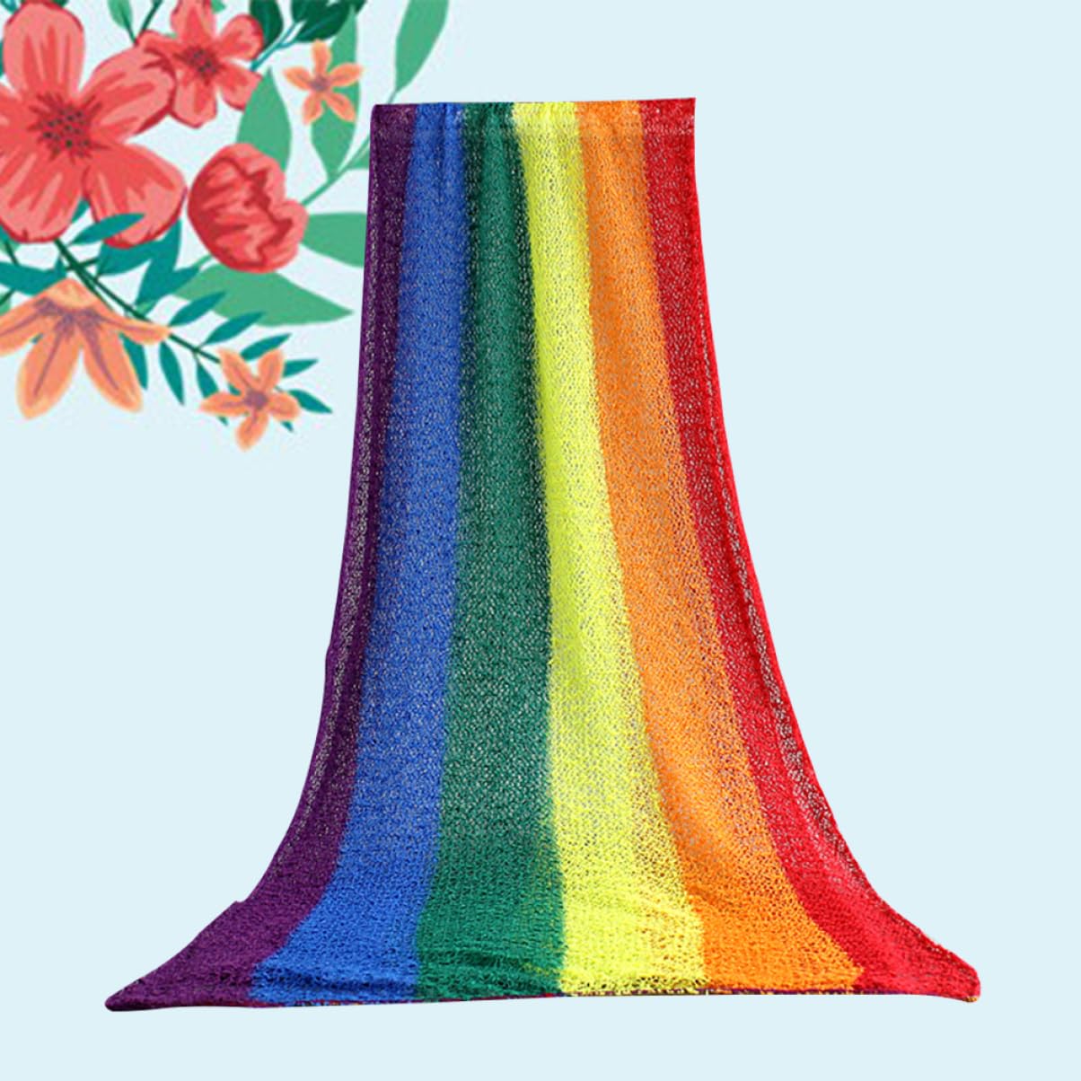 BESTonZON 3 Pz Coperta Del Bambino Fasce Del Bambino Coperta Del Bambino Swaddle Fasce Per Neonati Oggetti Di Scena Neonato Swaddler Neonato Arcobaleno Fotografia Infantile