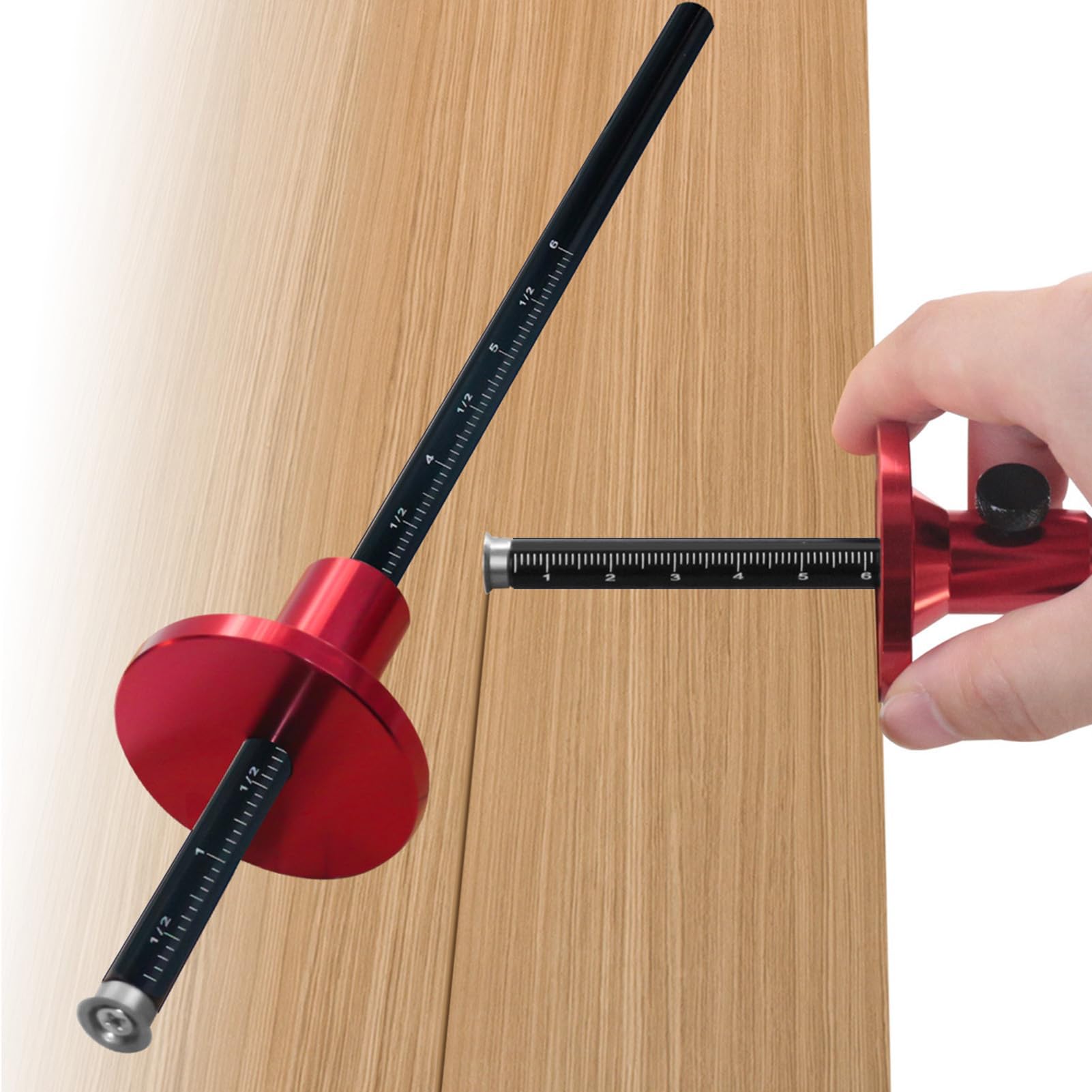 Fafeicy Wheel Marking Gauge, European Aluminum Alloy Scriber Woodworking Mortise Parallel Scribing Tool with Knurled Knob, Metric and Inch Scales — Amazon image 8