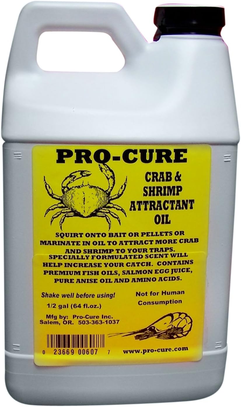 Pro-Cure Crab & Shrimp Attractant, 1/2 Gallon : Fishing Attractants : Sports & Outdoors