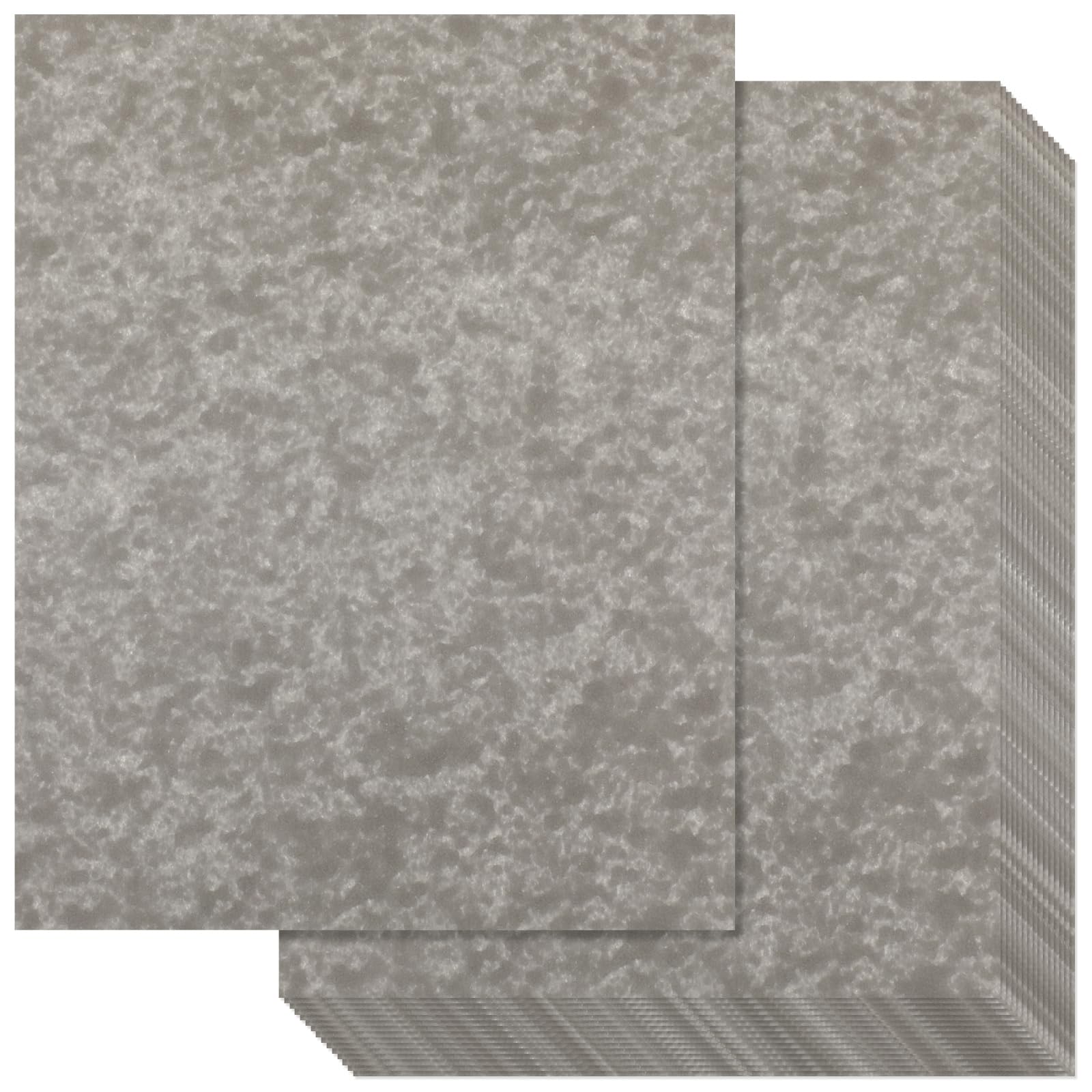 Epakh 200 Pcs Old Age Parchment Paper 8.5 x 11 Inch Standard Letter Vintage Colored Old Parchment Semblance Double Side Printing Paper (Khaki Gray)