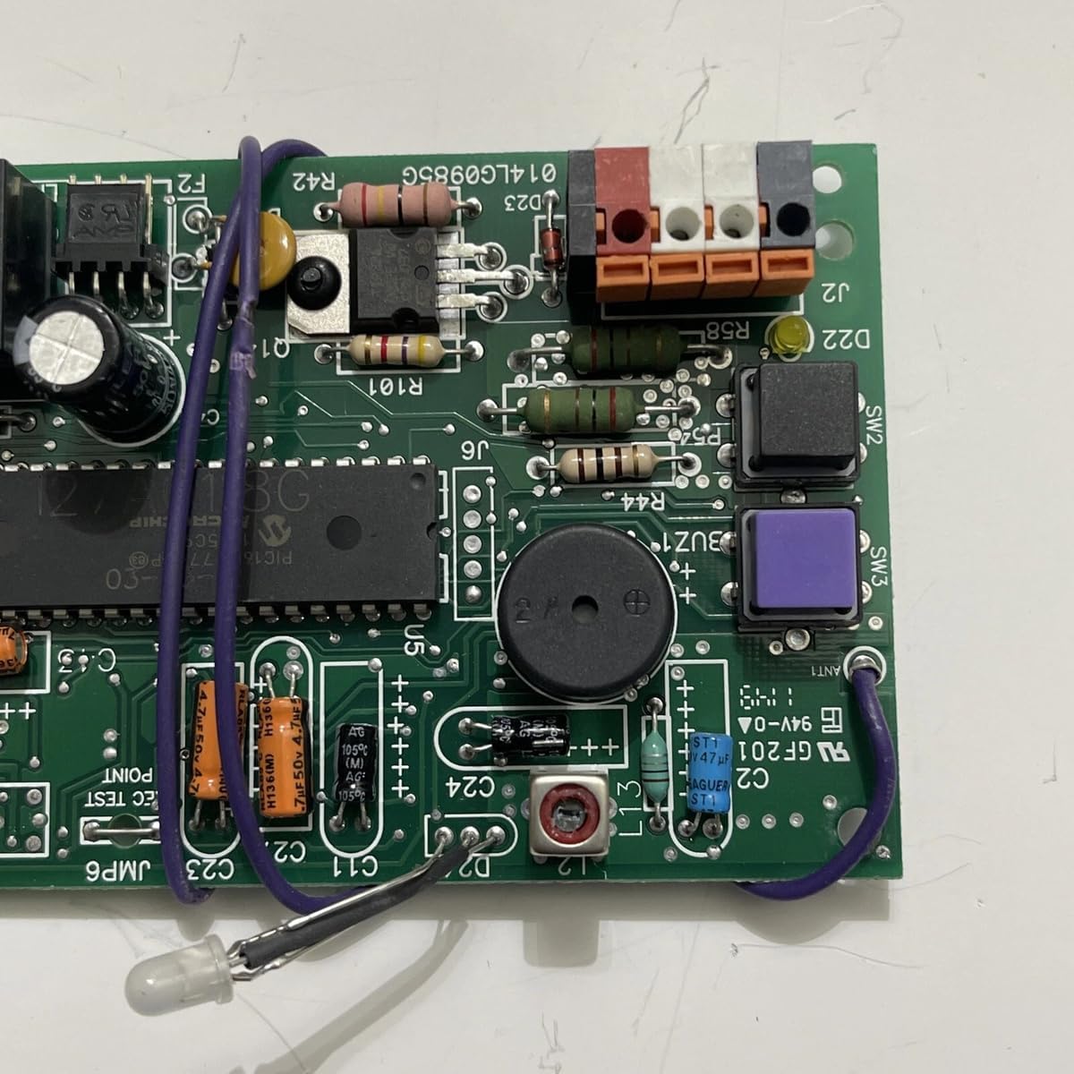 Replacement for Chamberlain for Liftmaster 41DB002-2 Circuit Board Purple Learn Button - Board ONLY! Compatible with LM-41DB002-2.