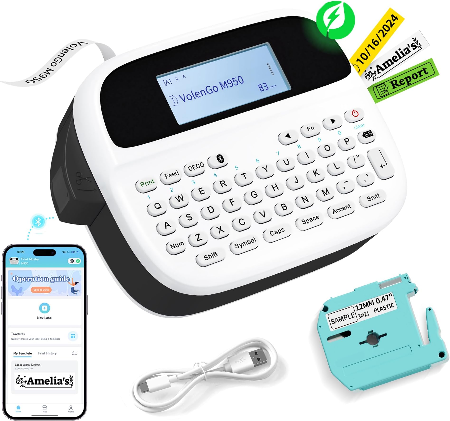 Amazon com : Label Maker Machine with Tapes Label Maker Waterproof Amazon com : Label Maker Machine with Tapes Label Maker Waterproof